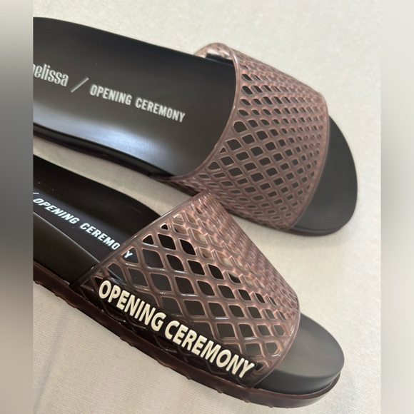 Melissa Opening Ceremony Flipp Smoke Mesh brown - Picture 2 of 5